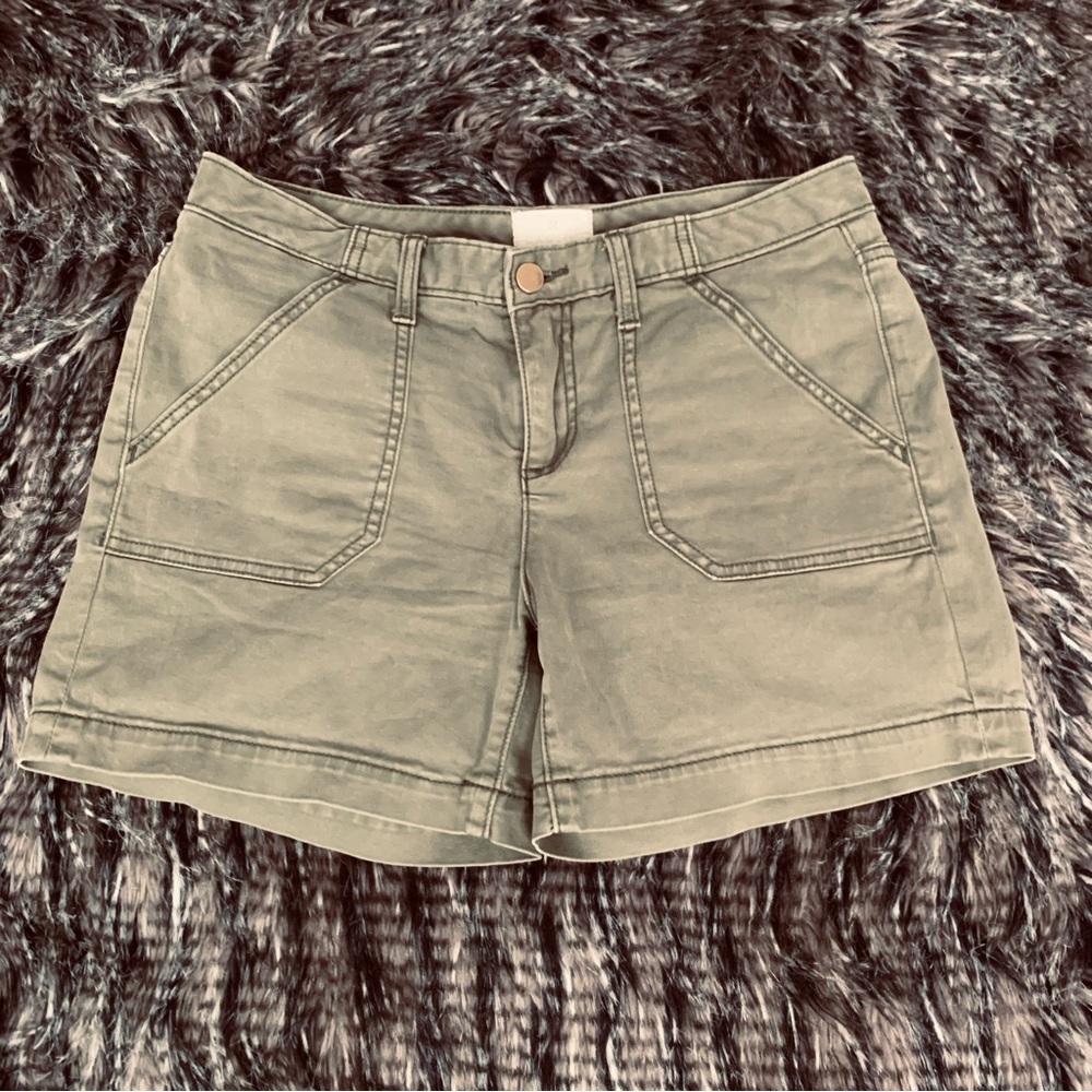 CASLON Green Utility Shorts